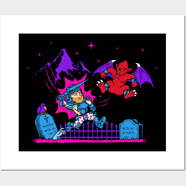 Ghosts 'n Goblins Wall Art by Pixeleyebat